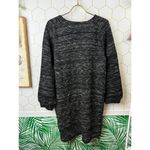 Lucky Brand Heathered Gray Cotton Blend Sweater Dress - Size - Small Photo 2