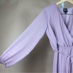 NEW MARINA SIZE 6 LONG SLEEVE CHIFFON GOWN MAUVE ROSE FORMAL ELEGANT SIDE SLIT Pink Photo 4