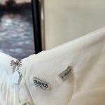 House Of CB  S D-DD Babydoll Ivory Chiffon Halter Mini Dress White‎ NWOT Photo 5