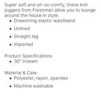 Comfy Sage Green Knit Joggers Size undefined Photo 3