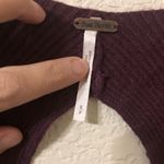 Free People Saffron Open Back Puff Sleeved Sweater in Purple - Size Small Photo 3