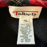 Talbots  Wool Christmas Button Down Vest Vintage Sleigh Snow Winter Deer Size XL Photo 1