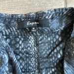 EXPRESS  semi sheer button front shirt Photo 2