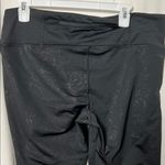 Adidas Climalite Black Embossed Floral Leggings Size XL Photo 4