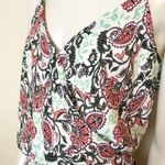 1. State  Romper Shorts size L One Piece Paisley Floral Lightweight Sleeveless Photo 2