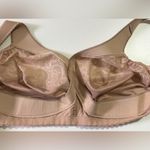 Glamorise Blush Nude MagicLift Original Support Full Coverage Wireless Bra 38G Tan Size undefined Photo 5