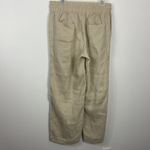 Quince 100% European Linen Wide Leg Pants, Drawstring Waist, Relaxed Fit, Size L Photo 2