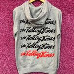 The Rolling Stones Band Oversized Logo Hoodie Sweatshirt Womens Size Large Photo 2