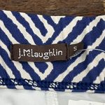 J. McLaughlin  Agnes Skort‎ Small NWT $168 Catalina Ruffle Athletic Bargello Blue Photo 4