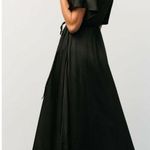 Baltic Born Vara Satin Maxi Wrap Dress Short Sleeve New Without Tags Photo 1