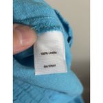 J.Jill XL Shorts 100%β Linen Ocean Blue Coastal Minimalist Beach Photo 2