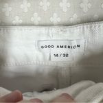 Good American Good‎ American White The Bombshell Denim Shorts Photo 2
