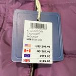 Joules Women’s Caldecott Long Padded Faux Fur Hooded Jacket Burgundy NWT Photo 10