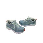 Hoka One One Bondi 7 Sneakers Womens 8.5 Light Blue Mesh Comfort Running Walking Photo 4