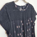 Torrid  Black and Gray Print Mini Dress Size 1X Photo 4