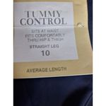 Dress Barn NWT Women's Navy Tummy Control Straight Leg Pull-on Slim Pants Size 10 Photo 5