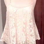 love on a hanger  Cream Lace Peplum Tank Top Photo 0