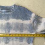 Elizabeth and James Blue Tie Dye Crewneck Sweater Size S Photo 4