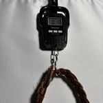 Brown Leather Braided Belt Buffalo Leather Woven Boho Hippie Western Large VTG Photo 4