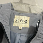 Tonson Beauty MDFSGRY POT STNOZES Trench Coat Gray/Blue Blue Size M Photo 2