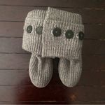 UGG  Classic Cardy knitted sweater 3 button fold over boots.Silver color. Size: 8 Photo 6
