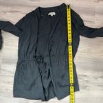 Knox Rose CINCH WAIST DRAPEY JACKET WITH ROLLTAB SLEEVE AND POCKETS XS Photo 6