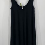 Marine layer  Lexi Rib Leah Dress Extra Small Black Ribbed One Bow Shoulder NWT Photo 1