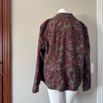 CJ Banks Red and Green Jean Jacket with Floral Pattern X Size undefined Photo 3