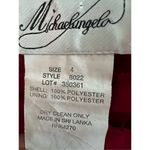 Michelangelo Prom/ Wedding Gown Red Maxi Dress Size M Photo 3