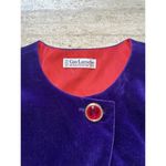 Guy Laroche Purple velvet Blazer Vintage Beauty size‎ 12 Photo 1