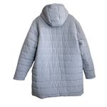 Zella  Quilted Puffer Coat Jacket Women's Size XL Gray Winter Longline NEW $169 Photo 3
