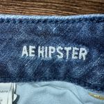 American Eagle AE Hipster Flare Jeans Distressed Blue Stretch Women's Size 12 Photo 7