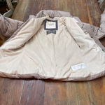 Abercrombie & Fitch Beige Puffer Jacket XS Womens Cozy Winter Plush Photo 10