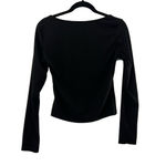 Eye Candy  Women’s Black Long Sleeve Top Photo 1