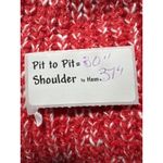 Nic+Zoe Colorblock Open Front Long Cardigan Sweater Red Brown Black 2X Photo 2