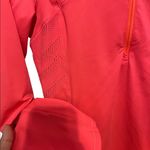 Under Armour Under armor orange and red 3/4 zip long sleeve shirt size small Photo 2