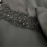 Marchesa Notte black silk asymmetrical dress with bow detail Size 2 Photo 11