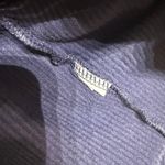 Aerie  Navy Ribbed Cropped Long Sleeve Top Sz M Photo 5