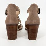 Sole Society  Delilah Fringe Block Heel Size 7.5 Taupe Photo 5