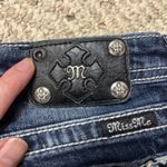 Miss Me  Jeans Shorts Girls Size 16 JK8161M3 Bermuda Rhinestones Embroidered *not Photo 4