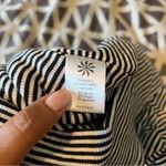 Athleta Black and White Striped Stretch Knit Pencil Skirt Size S Photo 6