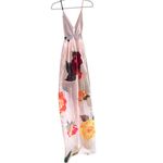 Aura  Pink Sleeveless Backless Maxi Dress with Floral Print Small‎ Photo 6