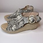 Catherine Malandrino  Snakeskin Wedge Espadrilles Photo 2