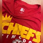 Starter Kansas City chiefs kingdom red yellow  short sleeve shirt Photo 1