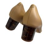 Sarah Flint NWT Perfect Emma Pumps Women’s Size 10 Sand Calf Leather Block Heel Tan Photo 8
