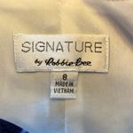 Robbie Bee  Signature Blue White Floral Dress Flapper Tea Length New Womens 8 Photo 11