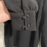 ZARA Oversized Pullover Medium Black Blouse Business Casual Office Photo 4