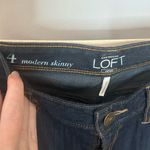 Loft EUC Ann Taylor  modern skinny moto style jeans size 27/4 Photo 1