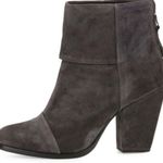 Rag and Bone  Newbury Suede Leather Ankle Boots: Dark Grey Photo 1