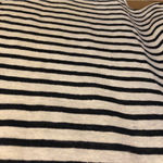 A New Day A New Day Linen Blend Petal Sleeve Striped Ruffle Top White Black Medium Photo 4